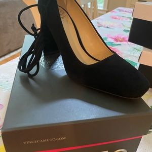 Vince Camuto damell heels black 6.5 New in box